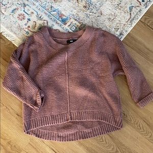 Cable knit sweater